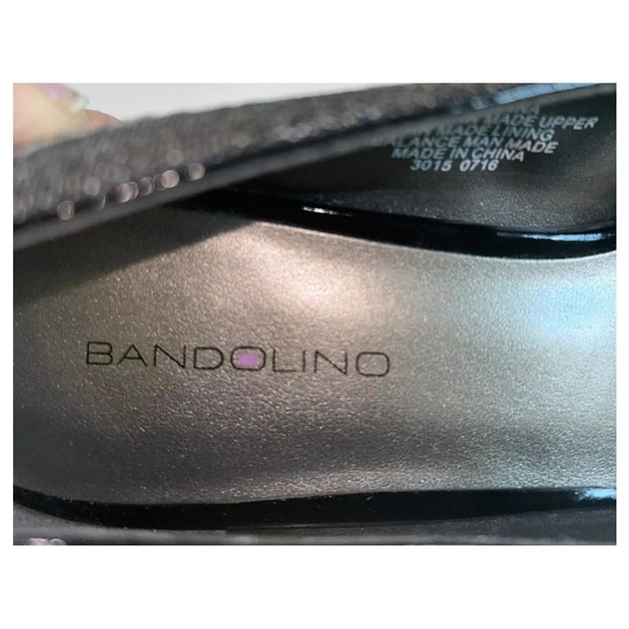 Bandolino Wedge 2" Heels Bdodonna 10 M Grey w/Black fridge on Top. New - Picture 8 of 12